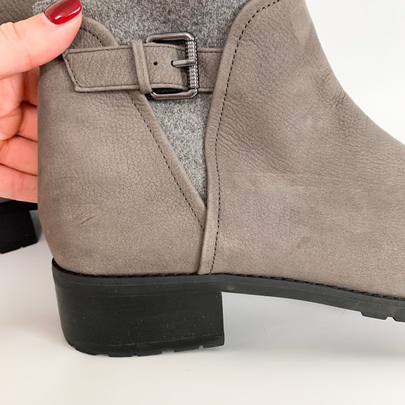 Caslon Oaklee Water Resistant Bootie Stone Nubuck 10 - Picture 5 of 8